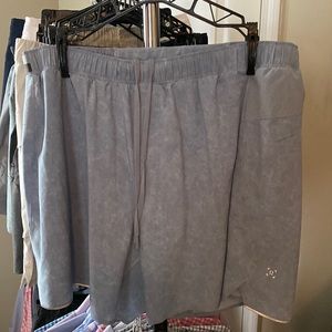 Light blue lined Lululemon shorts XXL